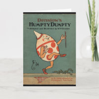 Tarjeta de felicitación humpty Dumpty