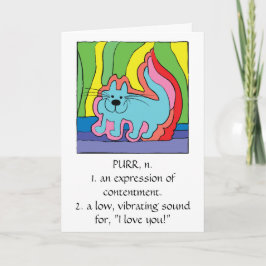 Tarjeta de felicitación "I love you"