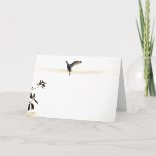 Tarjeta de felicitación Ibis Ballet en vuelo