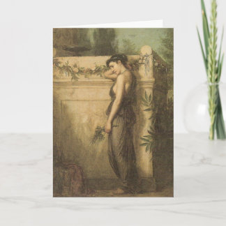 Tarjeta de felicitación ida, pero no olvidada