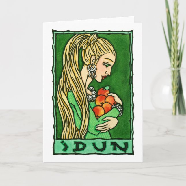 Tarjeta de felicitación Idun (Anverso)