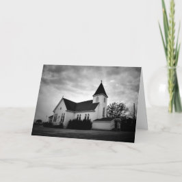 Tarjeta de felicitación - Iglesia del país