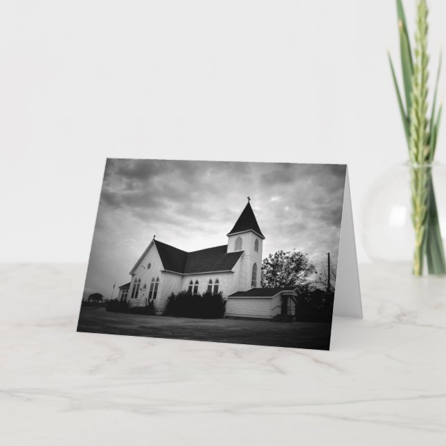 Tarjeta de felicitación - Iglesia del país (Anverso)