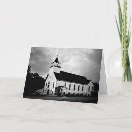 Tarjeta de felicitación - iglesia del país de