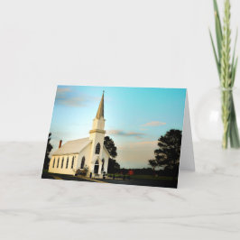 Tarjeta de felicitación - Iglesia del País de Texa