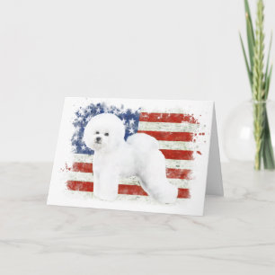 Tarjeta de felicitación Ilustrada Bichon Frise