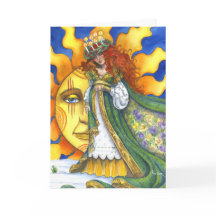 Tarjeta de felicitación Imbolc