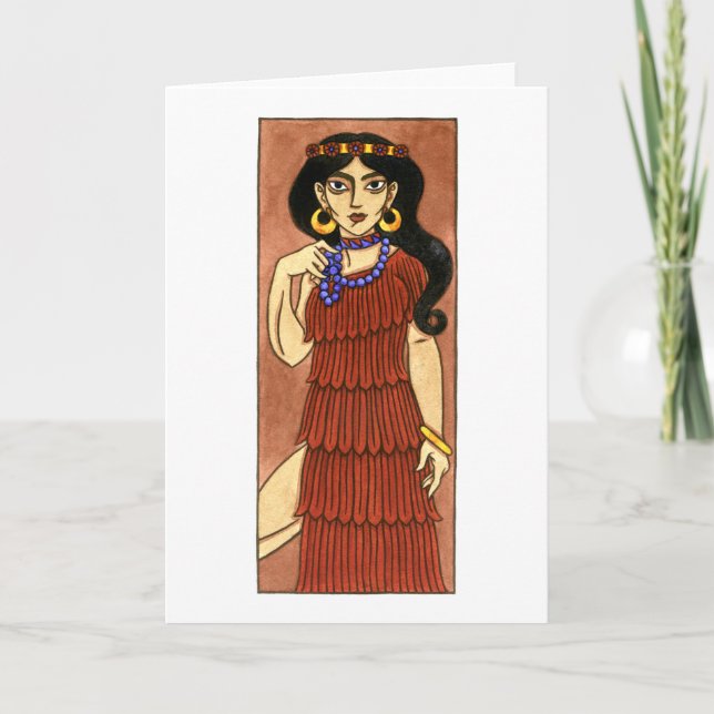 Tarjeta de felicitación Inanna (Anverso)