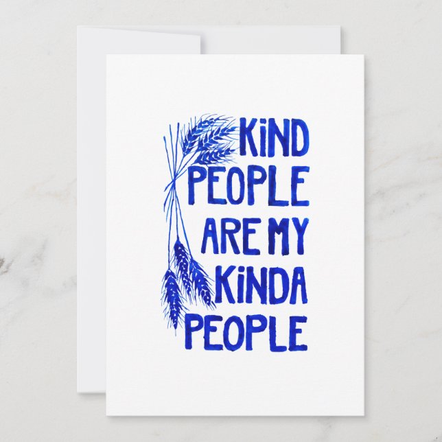 Tarjeta de felicitación individual para personas a (Anverso)