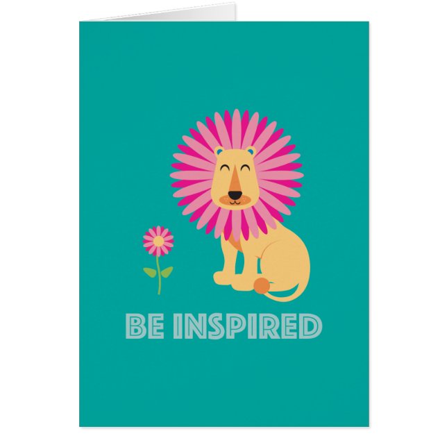 Tarjeta de felicitación inspirada (Frente)