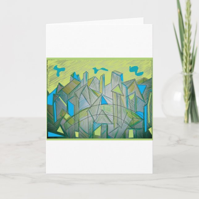 Tarjeta de felicitación inspirada en Picasso (Anverso)