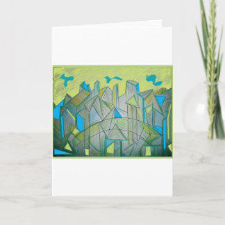 Tarjeta de felicitación inspirada en Picasso