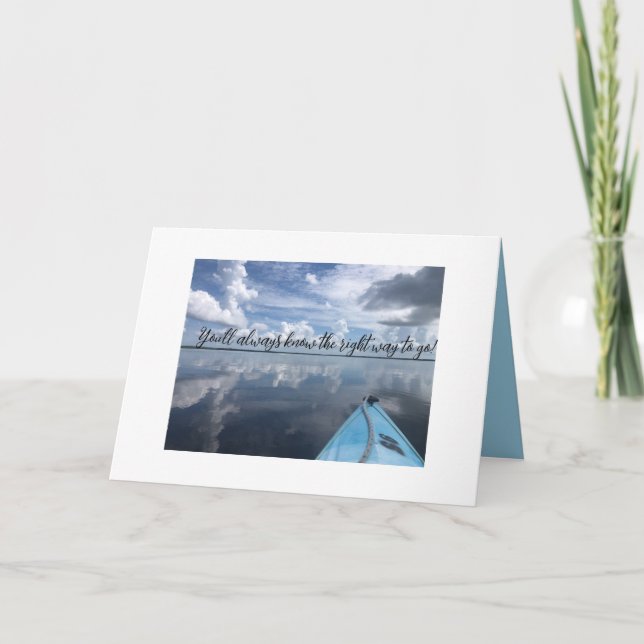 tarjeta de felicitación inspiradora (Anverso)