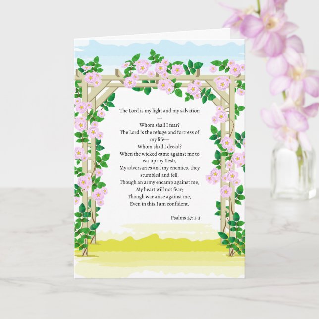 Tarjeta de felicitación inspiradora (Orquídea)