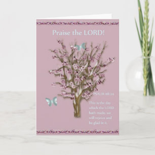 Tarjeta de felicitación inspiradora