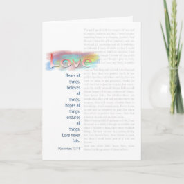Tarjeta de felicitación Inspiradora de amor