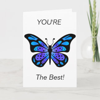 Tarjeta de felicitación inspiradora, ¡eres el mejo