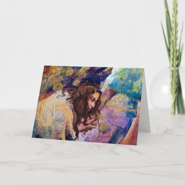 Tarjeta de felicitación inspiradora "mucho (Anverso)