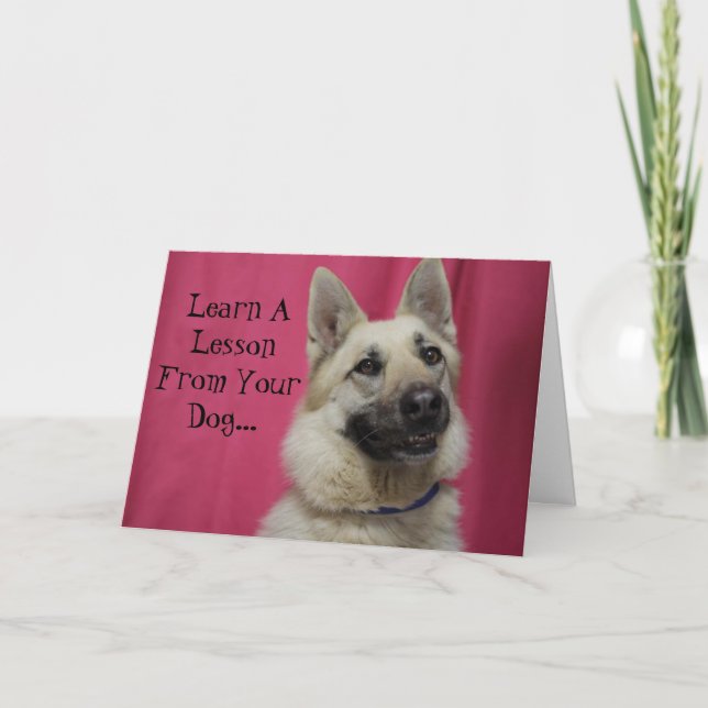 Tarjeta de felicitación inspiradora para los (Anverso)