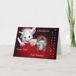 Tarjeta de felicitación internacional del navidad