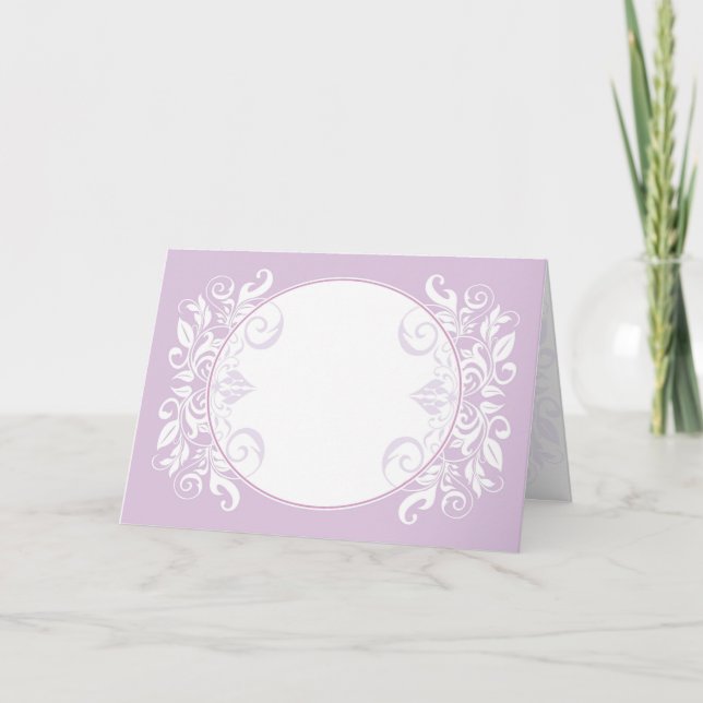 Tarjeta de felicitación, invitación de boda (Anverso)