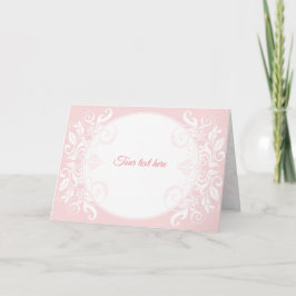 Tarjeta de felicitación, invitación de boda, rosa,