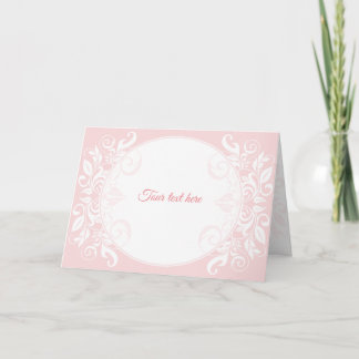 Tarjeta de felicitación, invitación de boda, rosa,