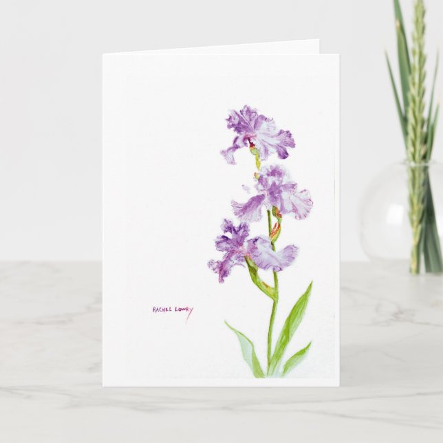 Tarjeta de felicitación Iris Trio (Anverso)