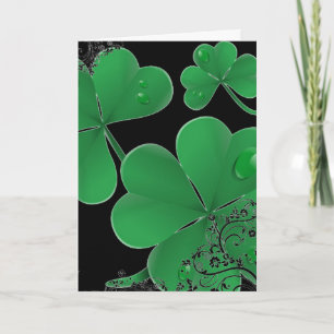 Tarjeta de felicitación irlandesa por el Día de Sa