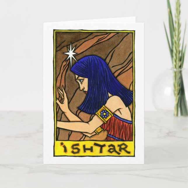 Tarjeta de felicitación Ishtar (Anverso)