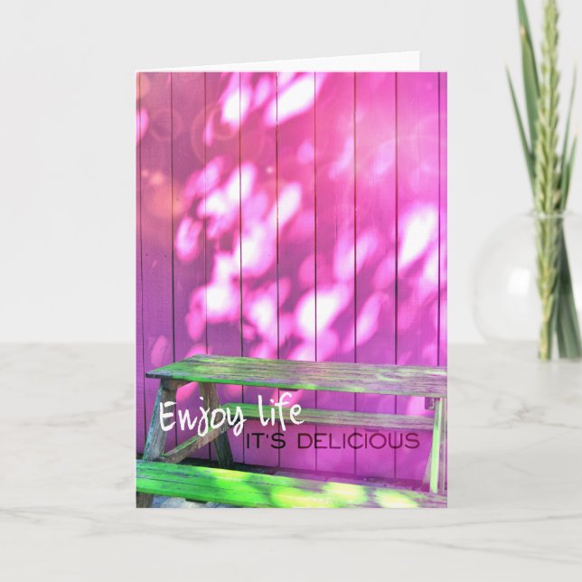 Tarjeta de felicitación ISLAND PREPPY (Anverso)