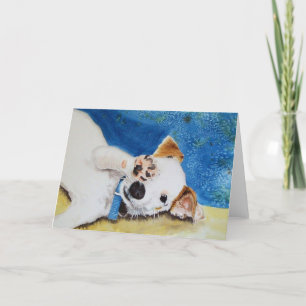 Tarjeta de felicitación Jack Russell Terrier