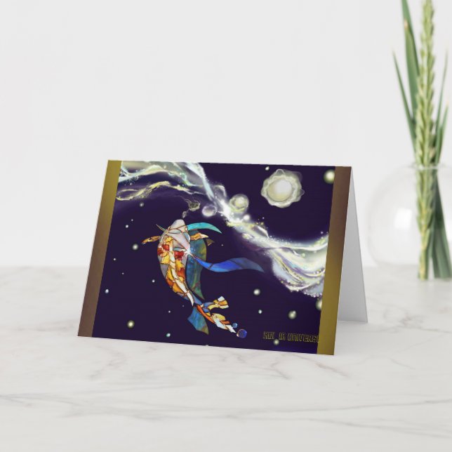 Tarjeta de felicitación japonesa de la Fantasía de (Anverso)