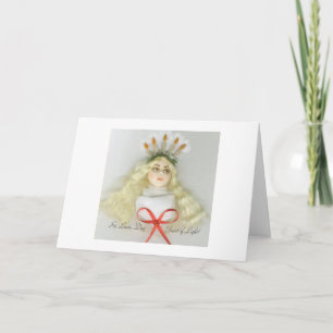 Tarjeta de felicitación JL Biel del Día de Santa L