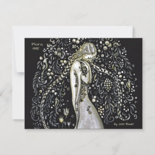 Tarjeta de felicitación John Bauer Flora CC1148 Ar