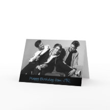 Tarjeta de felicitación JTR, sobres blancos estánd