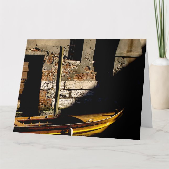 Tarjeta de felicitación Jumbo con SOMBRAS VENECIAN (Anverso)