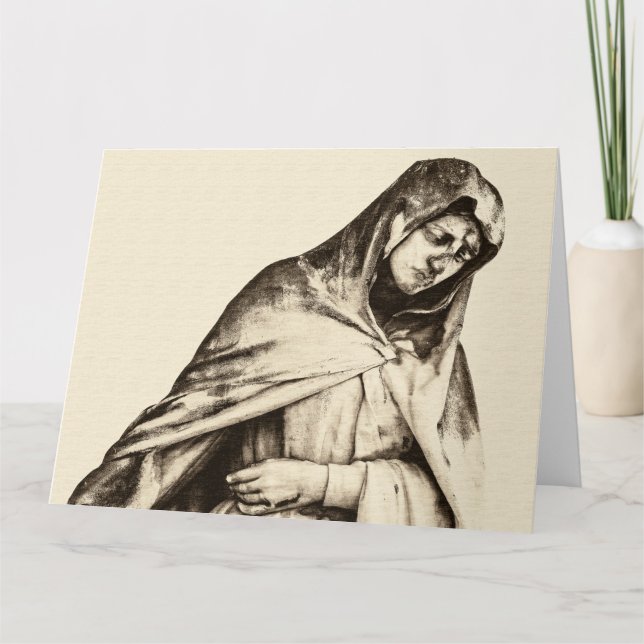 Tarjeta de felicitación Jumbo PIETA (Anverso)