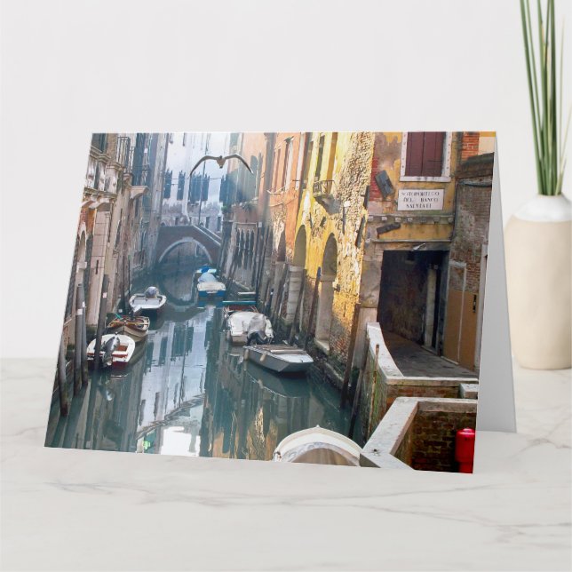 Tarjeta de felicitación Jumbo VENEZIA SEGRETA (Anverso)