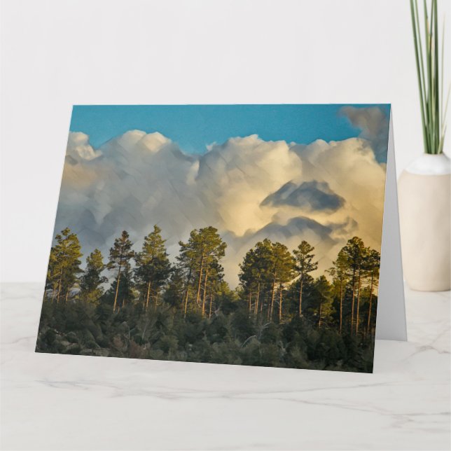 Tarjeta de felicitación Jumbo WESTERN LANDSCAPE (Anverso)