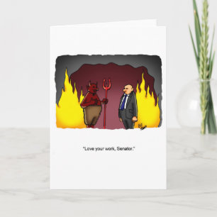 Tarjeta de felicitación "Just for Laughs" (Sólo pa