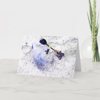 Tarjeta de felicitación Kayak