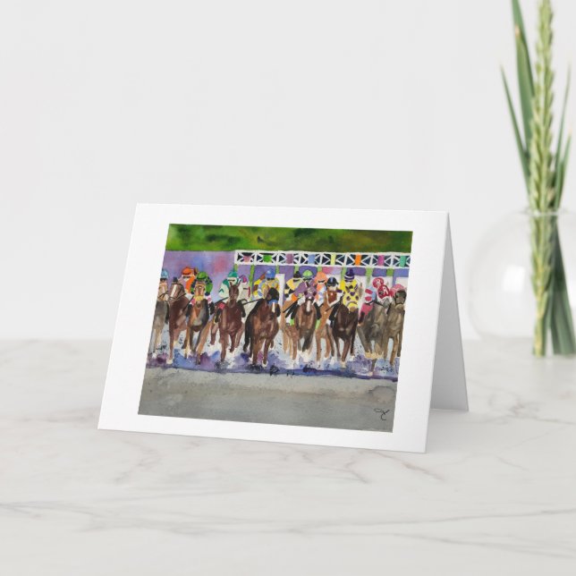 Tarjeta de felicitación Kentucky Derby (Anverso)
