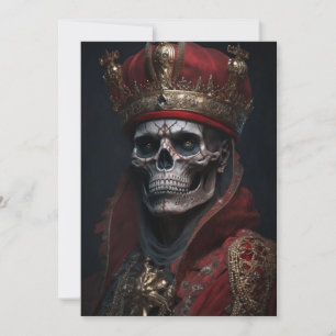 Tarjeta de felicitación King Skeleton