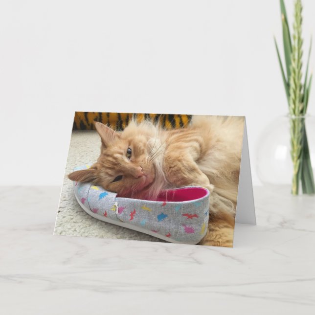 tarjeta de felicitación kitten #3 (Anverso)