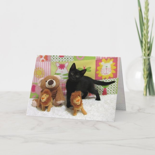 Tarjeta de felicitación Kitty (Anverso)