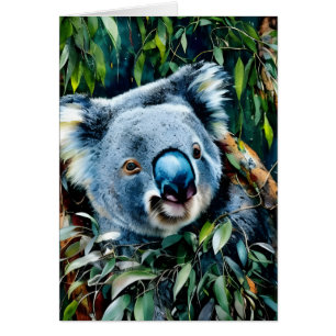 Tarjeta de felicitación Koala Blank Inside