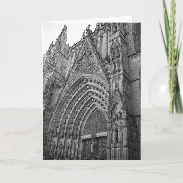 Tarjeta de felicitación La Catedral (Anverso)