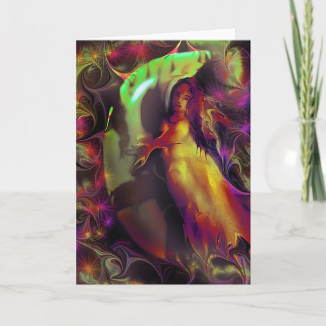 Tarjeta de felicitación La Luna (Anverso)