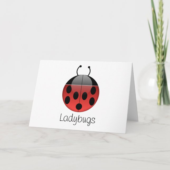 Tarjeta de felicitación Ladybug Series 2 (Anverso)